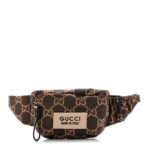 Gucci Recycled Polyester Jumbo Gg Belt #238043G90B